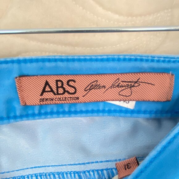 ABS Allen Schwartz Ankle Jeans Powder Blue Size 31 - Picture 5 of 11